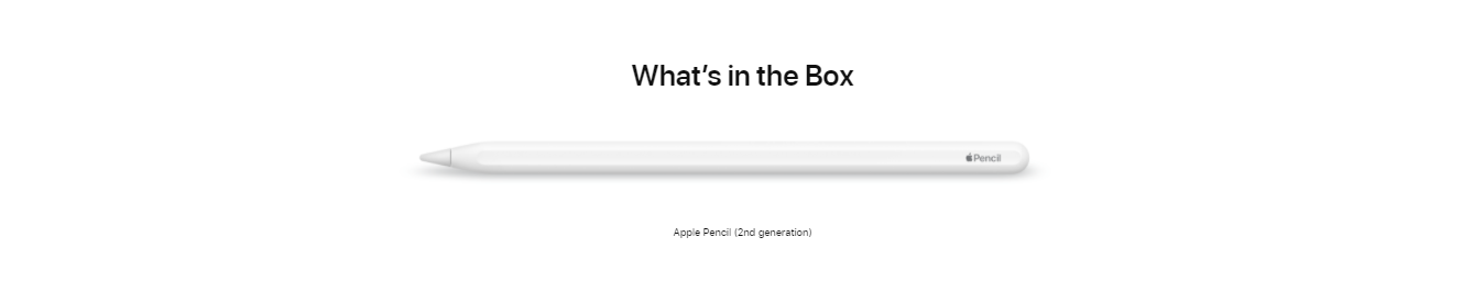 Features of the Apple Pencil (2nd generation)